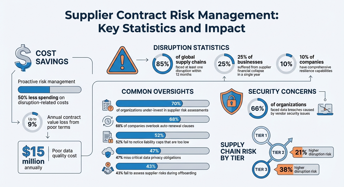 Supplier Contract Risk Management: Key Statistics and Impact