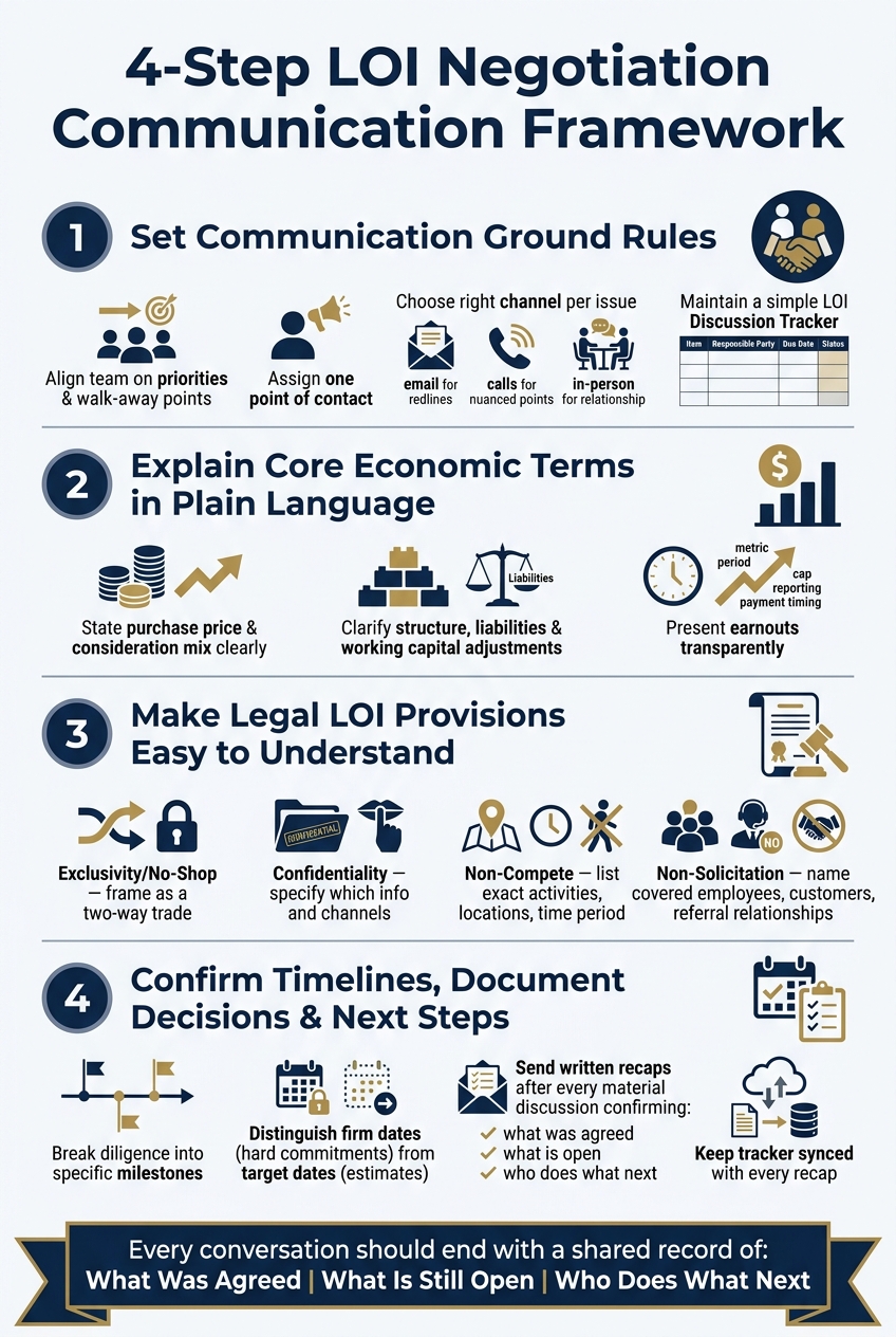 4-Step LOI Negotiation Communication Framework