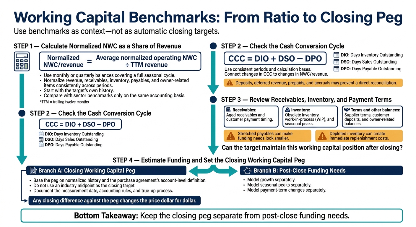 Working Capital Benchmarks: From Ratio to Closing Peg