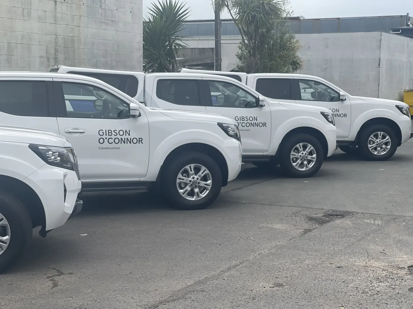 Gibson O'Connor fleet vehicle signage by Unique Tints.