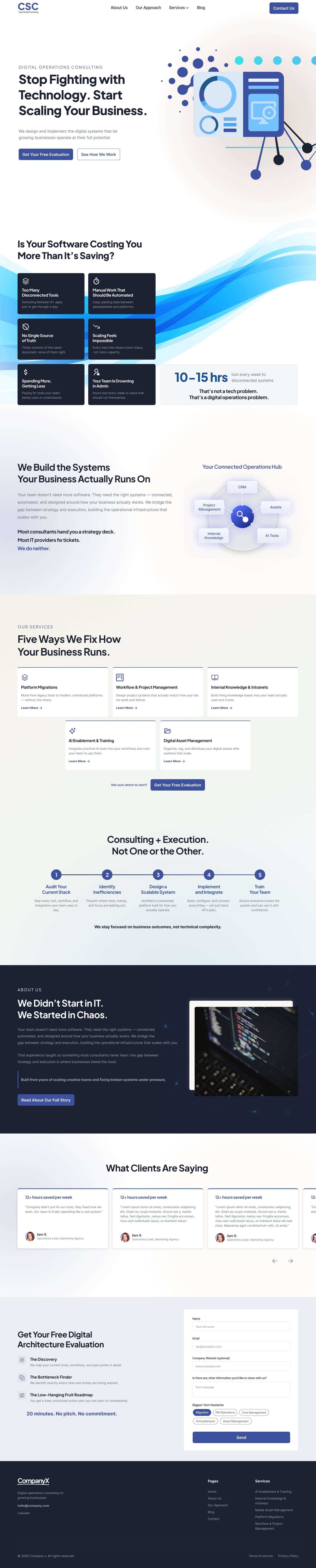 A screenshot of web page