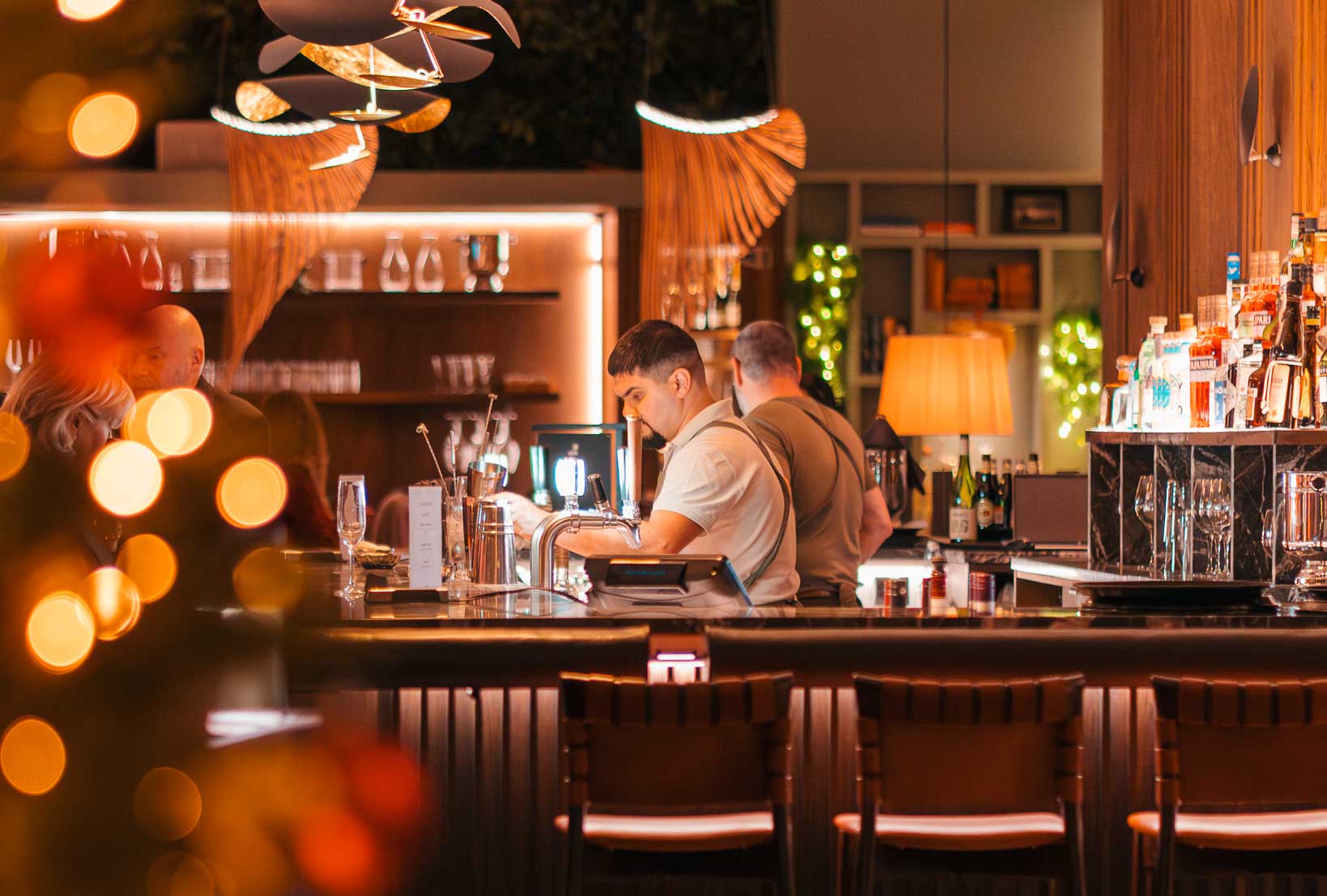 Julbord med skaldjursbuffé på Brasserie Vidbynäs