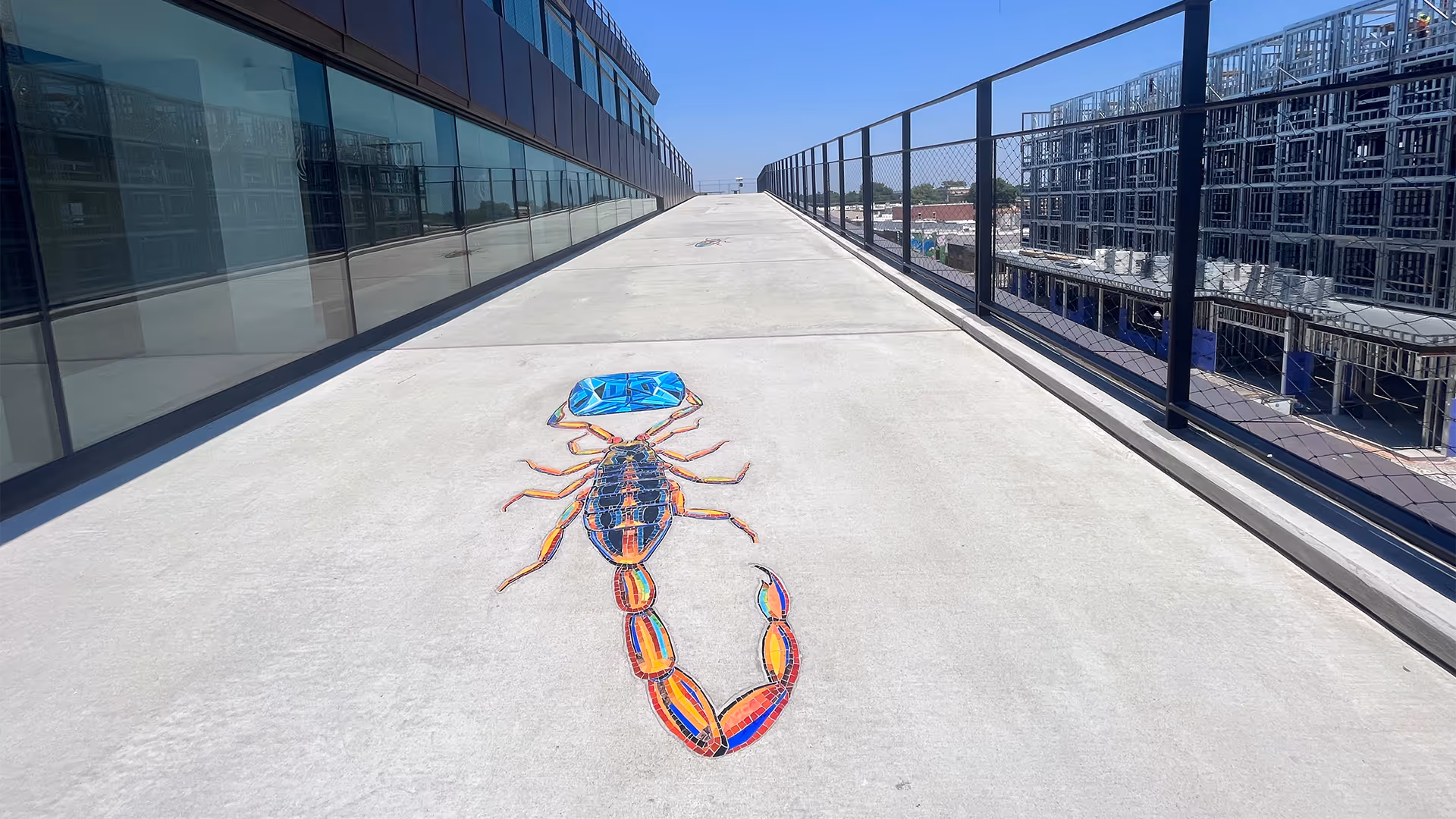 Ledger Exterior Ramp with Art Feature