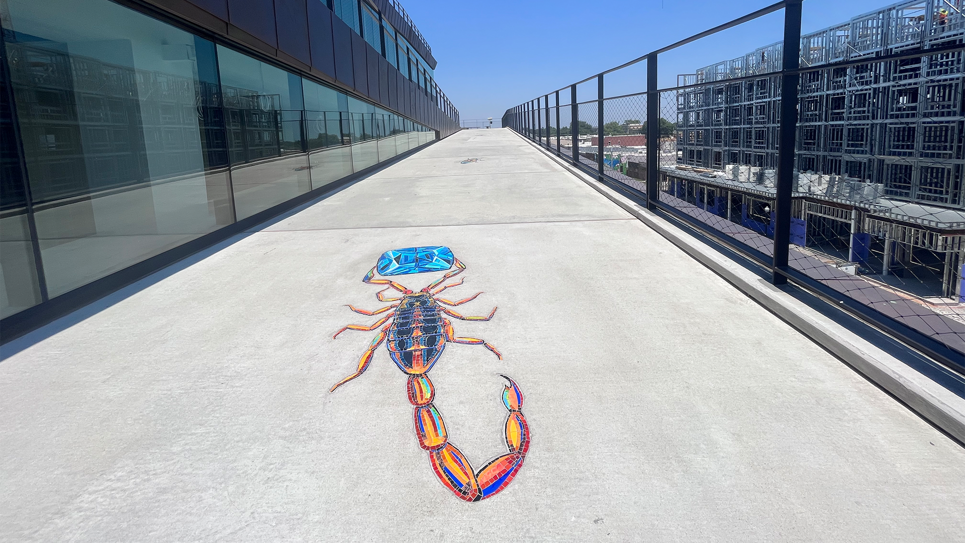 Ledger Exterior Ramp with Art Feature