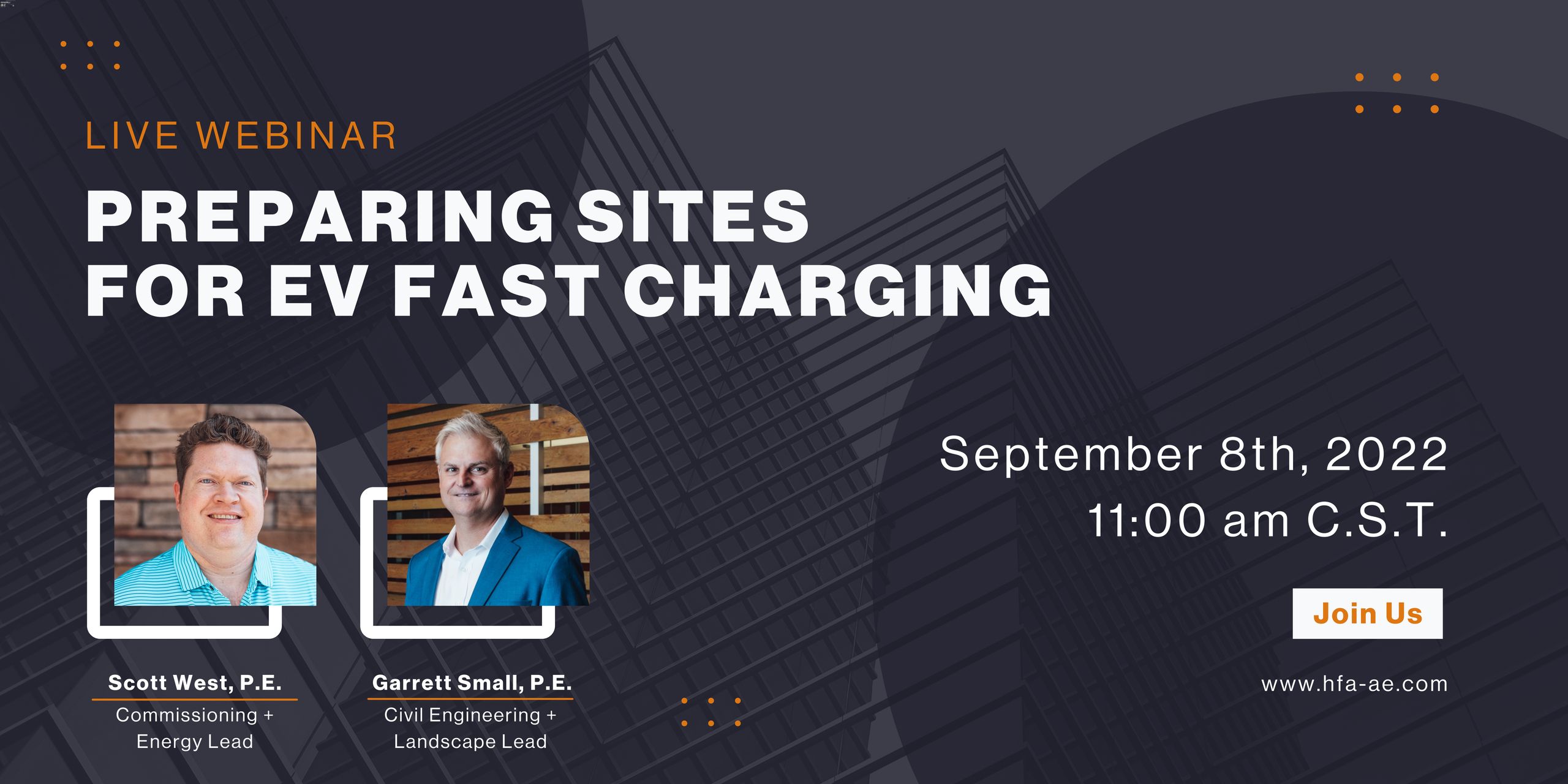 Electric Vehicle Webinar Banner