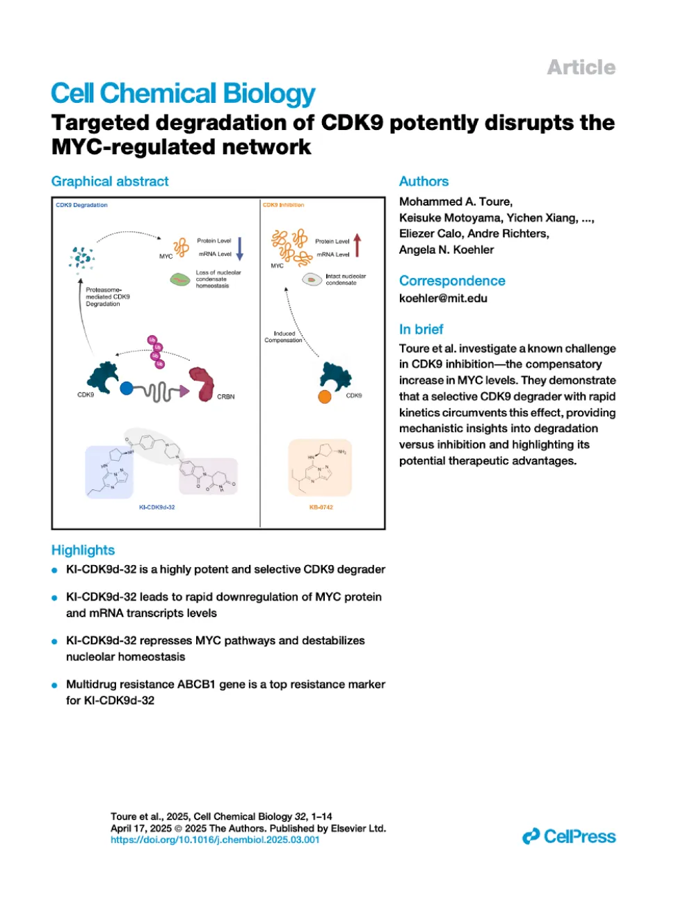 CellPress publication image