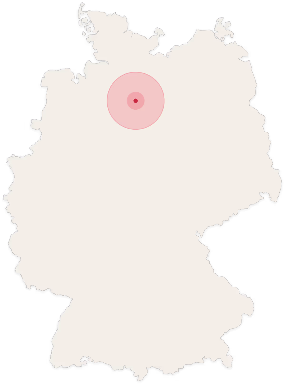 Eine Deutschlandkarte