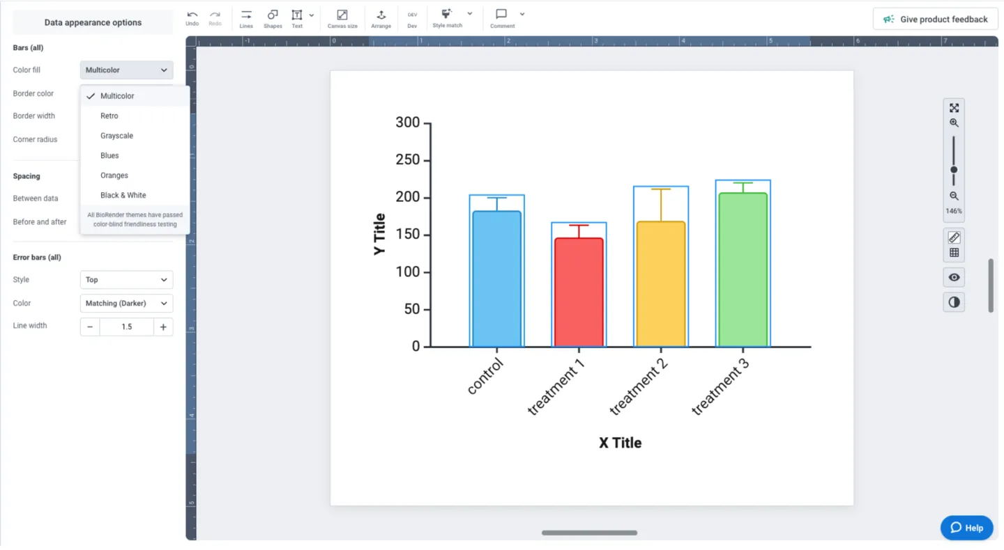 BioRender Graph tip screen