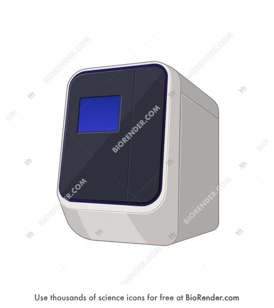 qPCR machine - Editable icon of qPCR machine