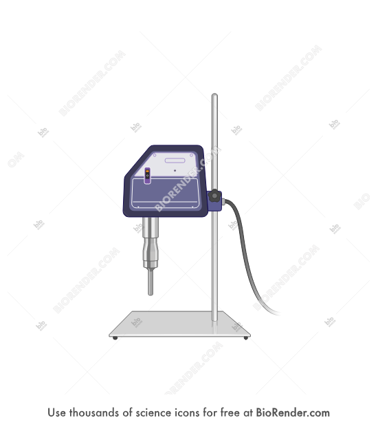 Sonicator (thick probe) - Editable icon of Sonicator (thick probe)
