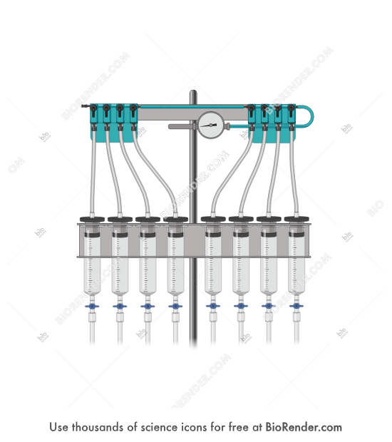 Pressurized superfusion machine (empty) - Editable icon of Pressurized superfusion machine (empty)