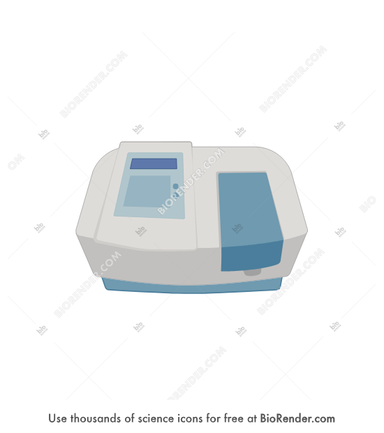 Spectrophotometer machine - Editable icon of Spectrophotometer machine