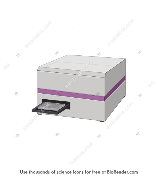 Plate reader - Editable icon of Plate reader