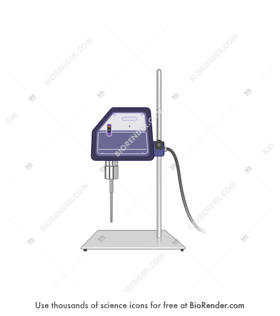 Sonicator (thin probe) - Editable icon of Sonicator (thin probe)