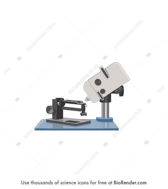Retinal imaging microscope (Micron IV) - Editable icon of Retinal imaging microscope (Micron IV)