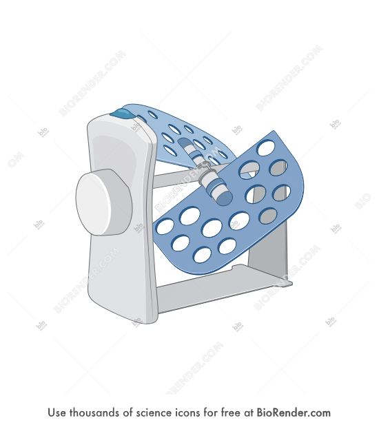 Tube rotator (empty) - Editable icon of allows for a variety of tube sizes and mixing applications to be performed efficiently on one instrument.