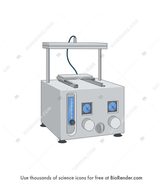 Positive pressure manifold processor - Editable icon of A positive pressure-96 processor made by the Waters