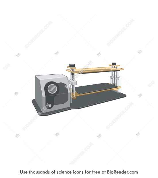 Tube and plate rotator - Editable icon of a tube or plate rotator designed by IBI scientific