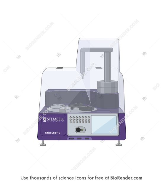 RoboSep™-S  - Editable icon of A robosept-S machine, a fully automated cell separator from from STEMCELL technologies