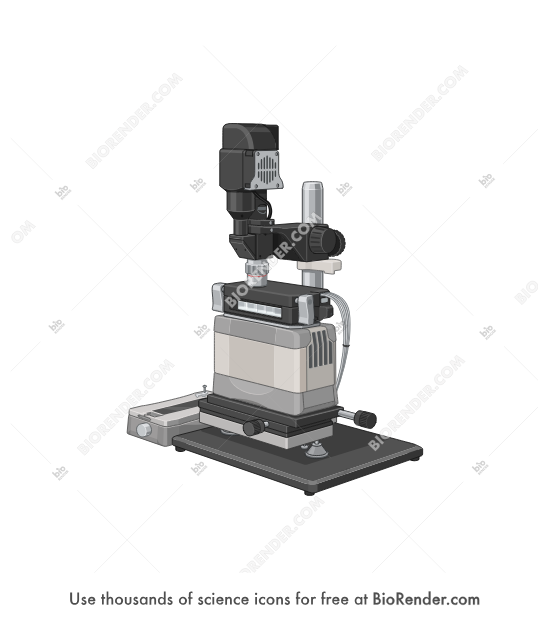 Single cell droplet instrument (Nadia Innovate) - Editable icon of a Nadia Innovate single cell droplet instrument