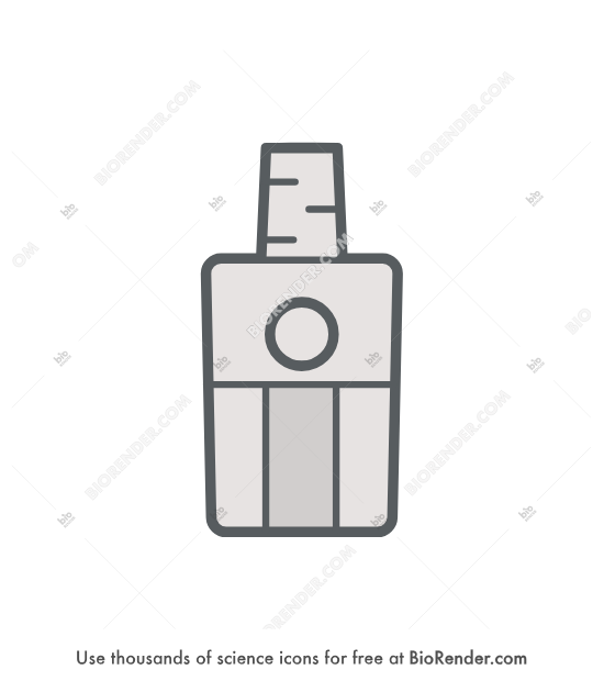 Pressure sensor - Editable icon of a schematic pressure sensor