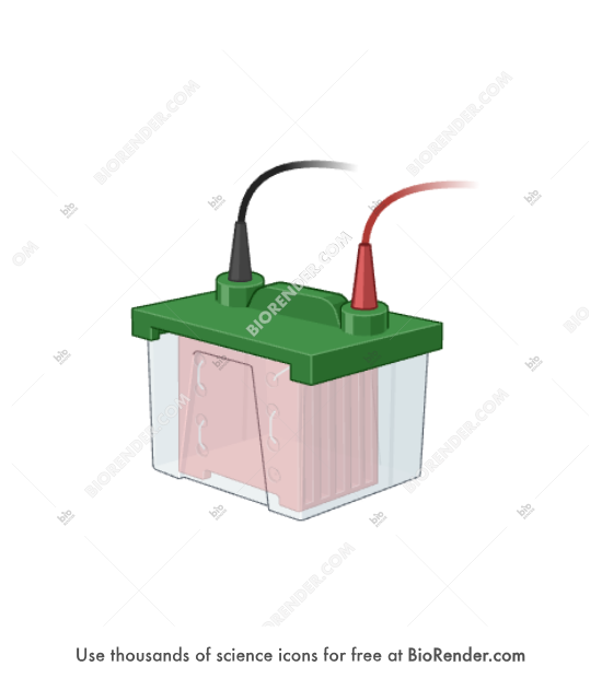 Western blotting equipment (tank blotting cells, editable)  - Editable icon of an editable western blotting equipment consisting of tank blotting cells, in a 3/4 view