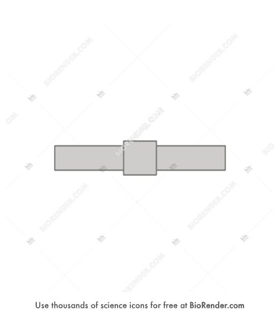 Radial flow impeller - Editable icon of schematic frontal view of a radial flow impeller