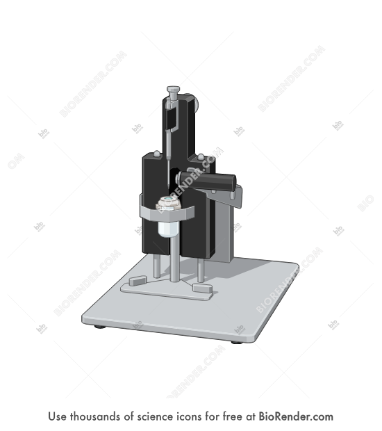 Precision filling unit (Crystal M1) - Editable icon of the Crystal M1 precision filling unit featuring a peristaltic pump, control interface, and sterile vial filling station with tubing and vacuum components.