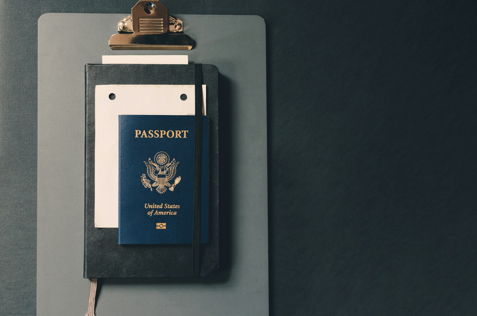 Passport and important documents kept together and easy to find