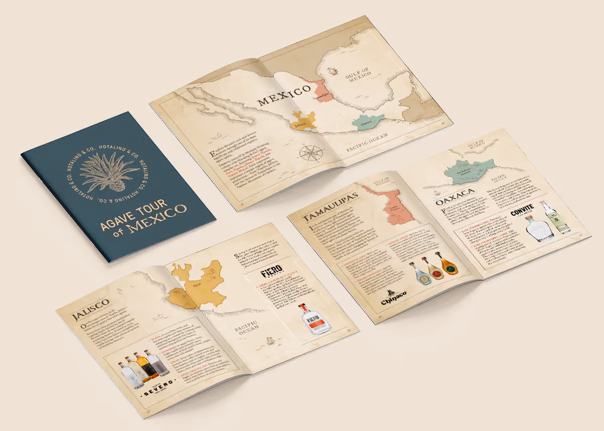 Booklet cover and inside pages