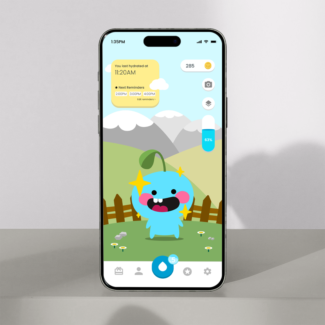 Phone with Sproutling app