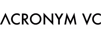 ACRONYM VC text logo in black letters on transparent background.