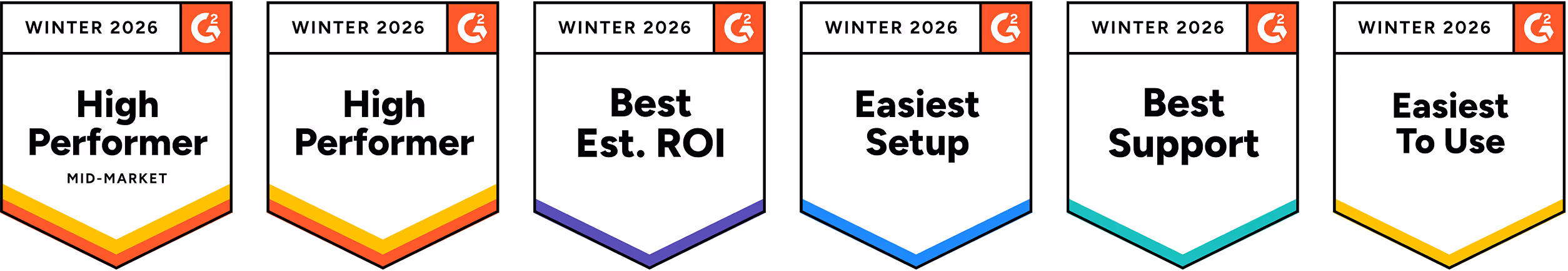 G2 badges