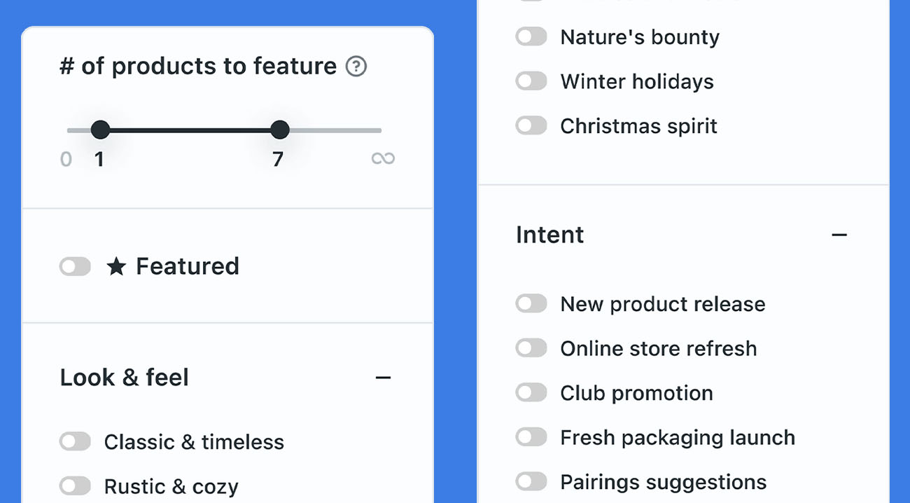 Outshinery Studio offers easy to use filter to help user find the perfect pre-designed image