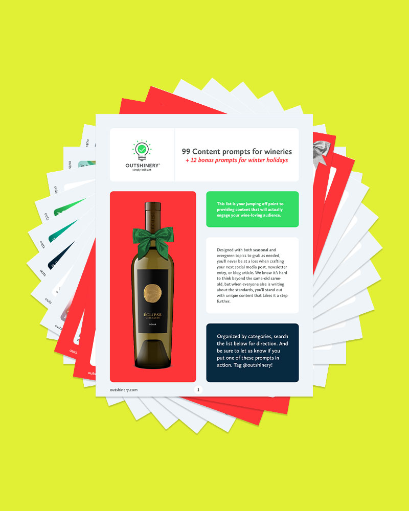 flat lay image presenting pages of a PDF guide with 99 prompts