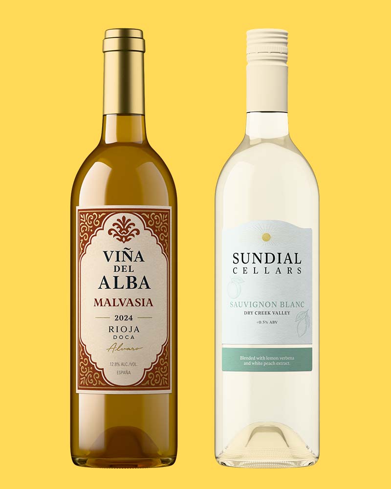 Outshinery Lite promotional graphic featuring two wine bottle renders beside a yellow call-to-action box encouraging users to create their first image.
