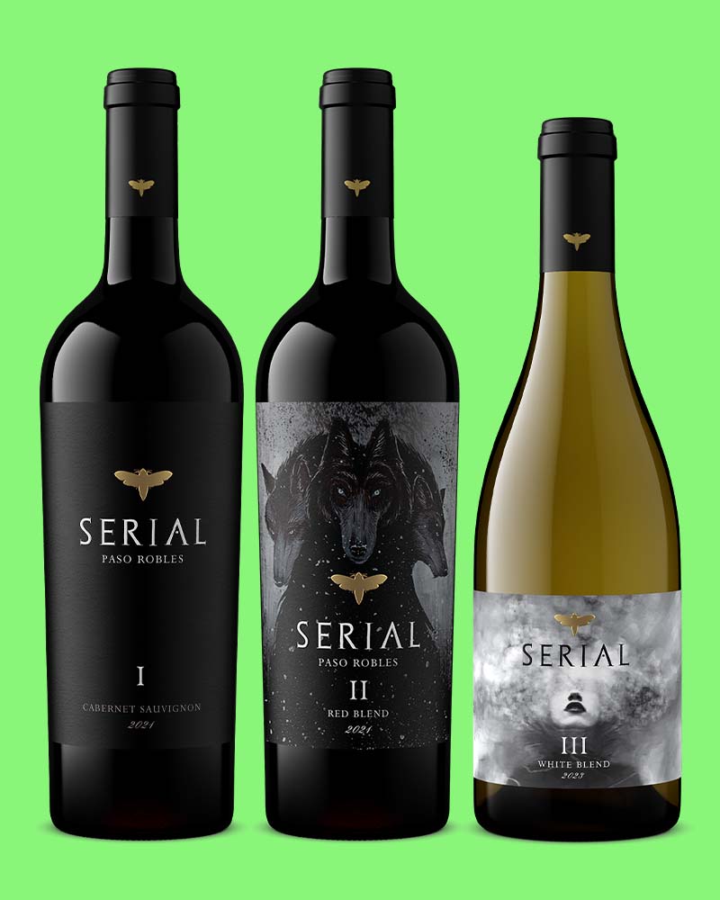 Premium California wine labels captured by Outshinery Studio