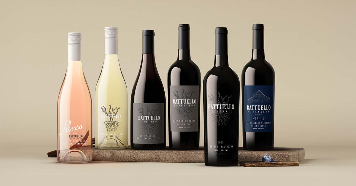 wine bottle lined up in a minimalistic decor entirely created virtually by Outshinery Studio