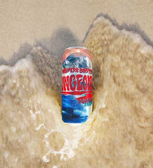 Beer can lifestyle image by Outshinery