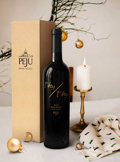 Wine bottle lifestyle image by Outshinery