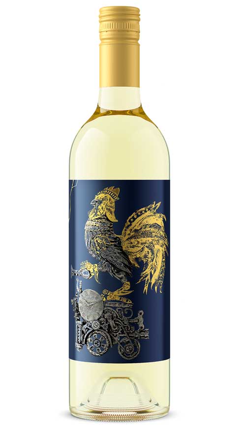 Wine bottle product shot by Outshinery