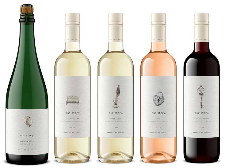 Wine bottle product shot by Outshinery