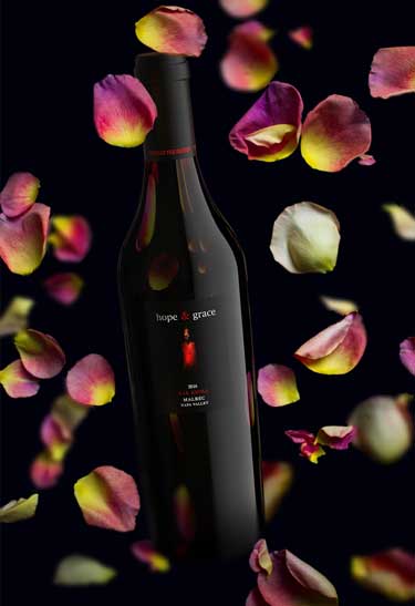 Wine bottle lifestyle image by Outshinery