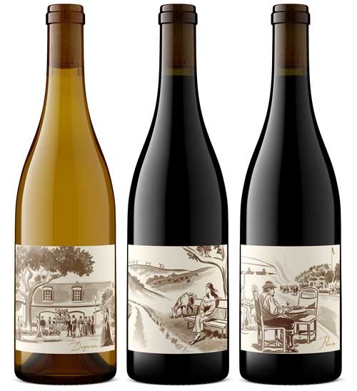 Wine bottle product shot by Outshinery