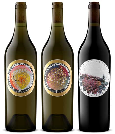 Wine bottle product shot by Outshinery