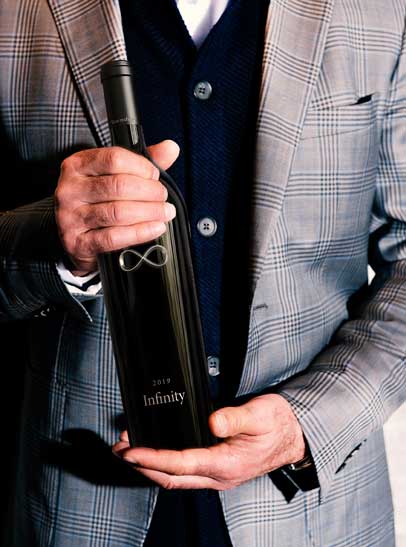 Wine bottle lifestyle image by Outshinery