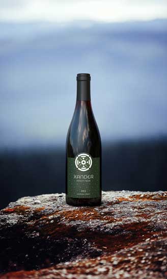 Wine bottle lifestyle image by Outshinery