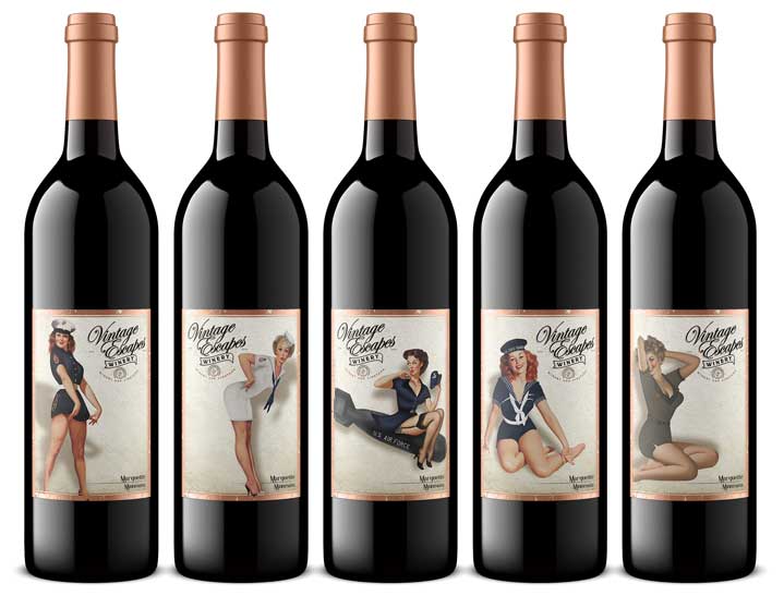 Wine product shot by Outshinery