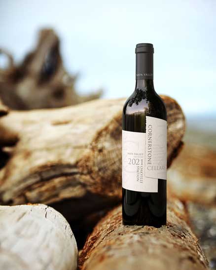 Wine bottle lifestyle image by Outshinery