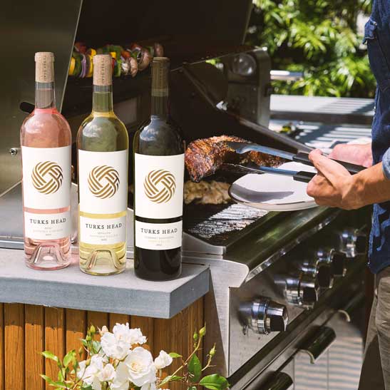 Wine bottle lifestyle image by Outshinery